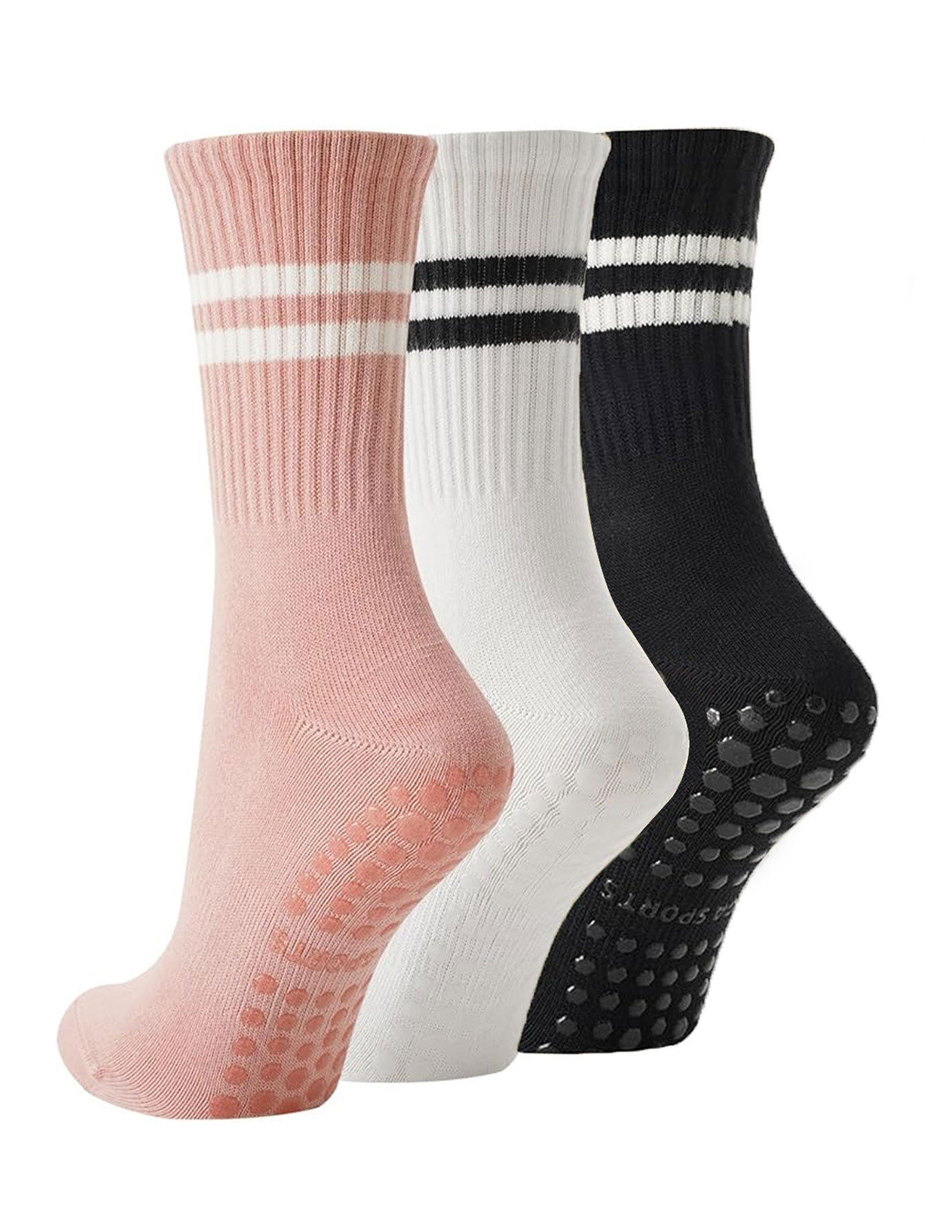 3 Pairs of Yoga Socks, Non-Sli - Yoga Mat recension och pris