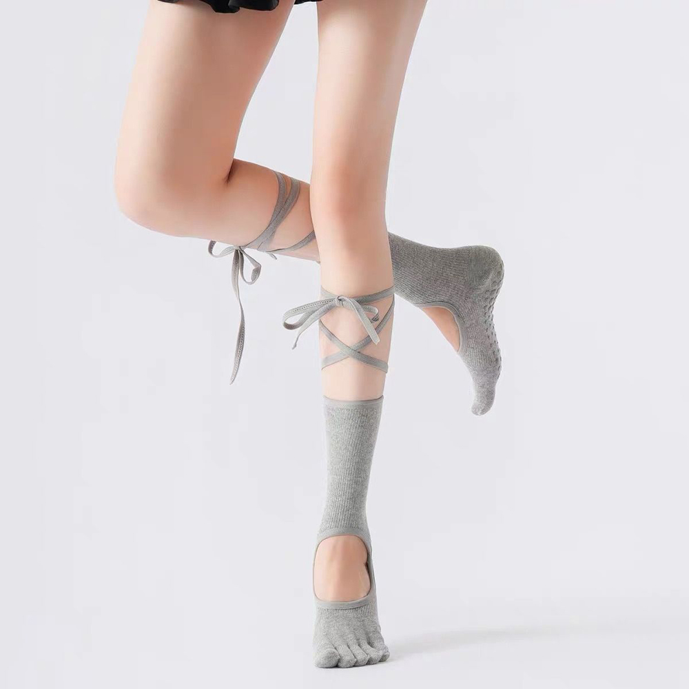 Lace-up Ballet Yoga Socks Wome - Yoga Mat recension och pris